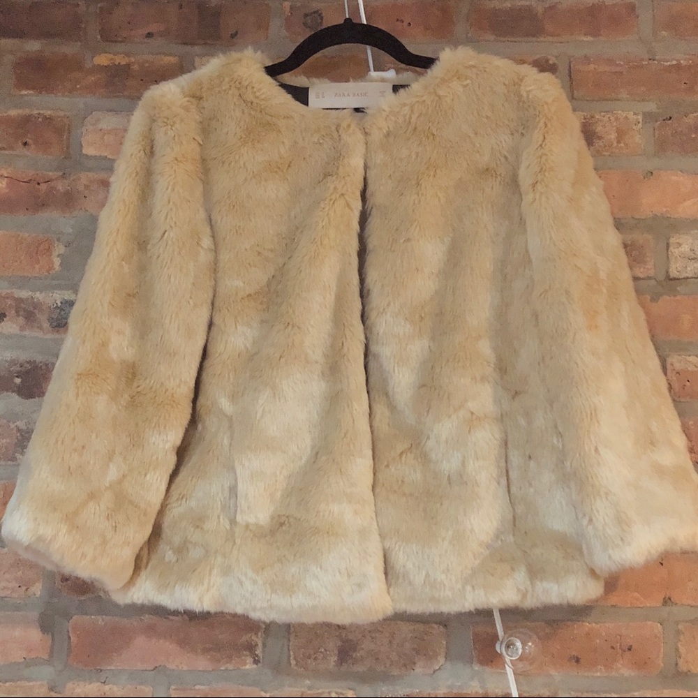 Blush Pink Fur Coat